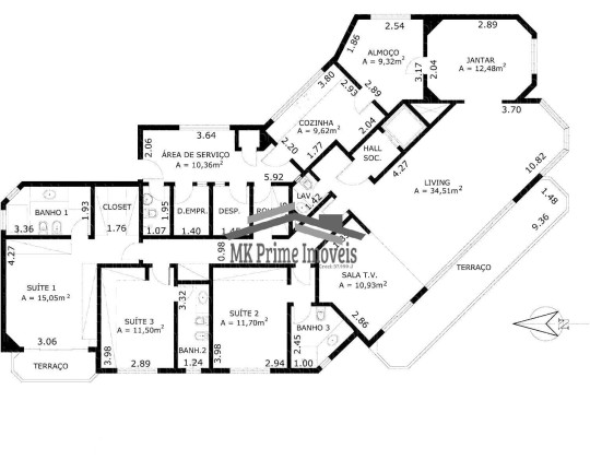 Imagem Apartamento com 3 Quartos à Venda, 210 m² em Vila Nova Conceição - São Paulo