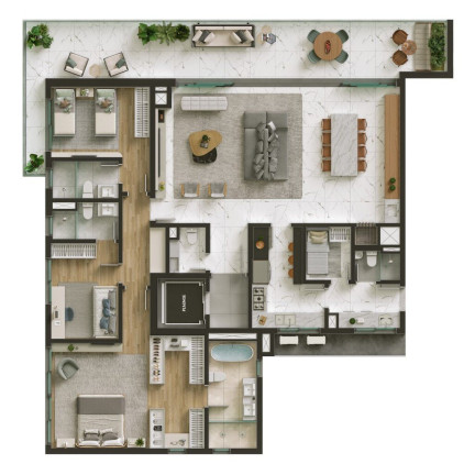 Imagem Cobertura com 3 Quartos à Venda, 394 m² em Petrópolis - Porto Alegre