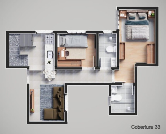 Imagem Apartamento com 2 Quartos à Venda, 93 m² em Campestre - Santo André