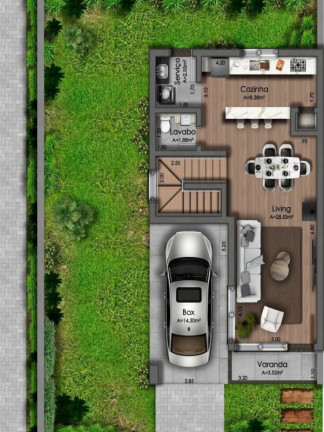Imagem Sobrado com 2 Quartos à Venda, 121 m² em Pousada Das Neves - Nova Petrópolis