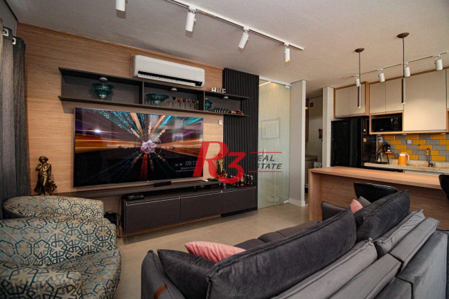 Imagem Apartamento com 2 Quartos à Venda, 72 m² em Gonzaga - Santos Imagem Apartamento com 2 Quartos à Venda, 72 m² em Gonzaga - Santos