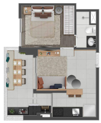 Imagem Apartamento com 1 Quarto à Venda, 74 m² em Cerqueira César - São Paulo