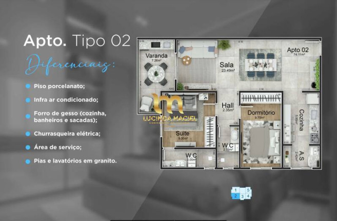 Imagem Apartamento com 2 Quartos à Venda, 70 m² em Caiçara - Praia Grande Imagem Apartamento com 2 Quartos à Venda, 70 m² em Caiçara - Praia Grande