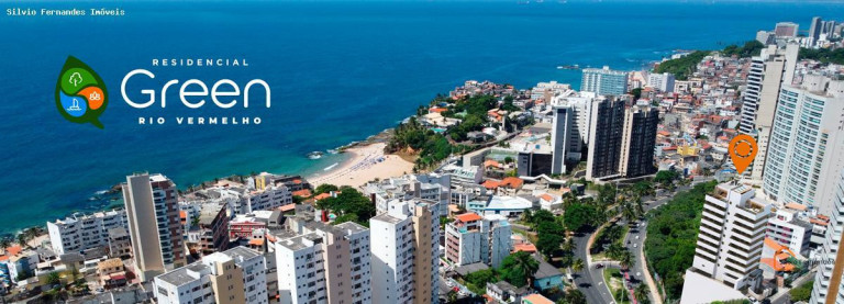 Apartamento com 2 Quartos à Venda, 58 m² em Rio Vermelho - Salvador