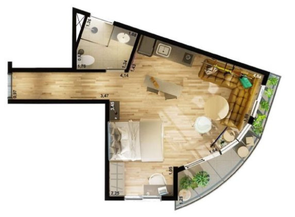 Studio com 1 Quarto à Venda, 34 m² em Vila Mariana - São Paulo