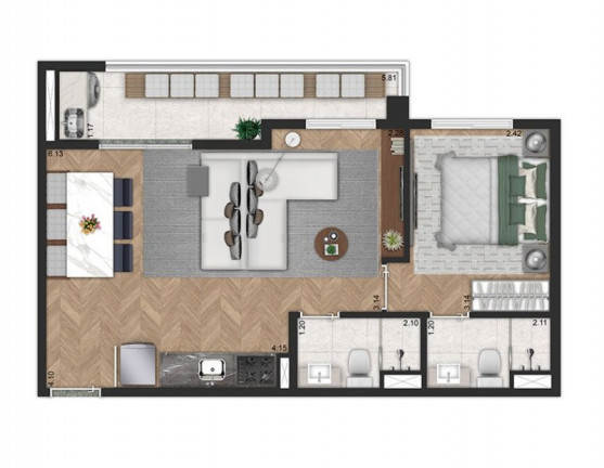 Imagem Imóvel com 2 Quartos à Venda, 46 m² em Vila Pompéia - São Paulo Imagem Imóvel com 2 Quartos à Venda, 46 m² em Vila Pompéia - São Paulo
