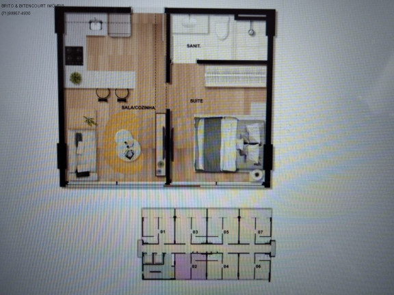 Imagem Imóvel com 1 Quarto à Venda, 27 m² em Barra - Salvador Imagem Imóvel com 1 Quarto à Venda, 27 m² em Barra - Salvador