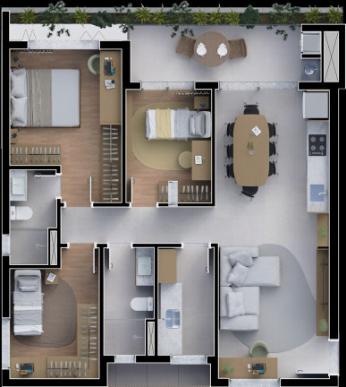 Imagem Apartamento com 3 Quartos à Venda, 101 m² em água Verde - Curitiba