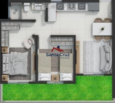 Imagem Apartamento com 2 Quartos à Venda, em Sertão Do Maruim - São José Imagem Apartamento com 2 Quartos à Venda, em Sertão Do Maruim - São José