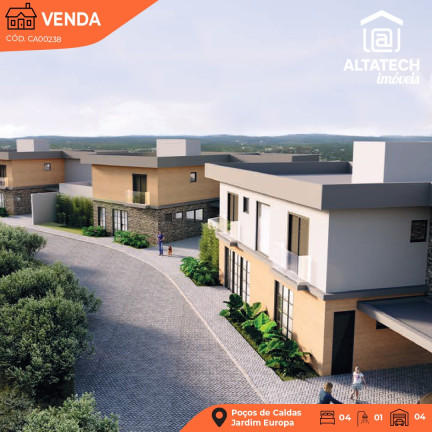 Imagem Casa com 4 Quartos à Venda, 250 m² em Jardim Europa - Poços De Caldas Imagem Casa com 4 Quartos à Venda, 250 m² em Jardim Europa - Poços De Caldas
