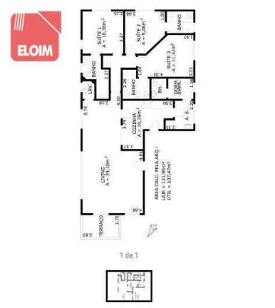 Imagem Apartamento com 3 Quartos para Alugar, 122 m² em Perdizes - São Paulo