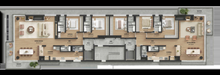 Imagem Apartamento com 2 Quartos à Venda, 186 m² em Bela Vista - Porto Alegre Imagem Apartamento com 2 Quartos à Venda, 186 m² em Bela Vista - Porto Alegre