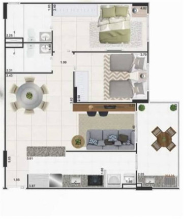 Imagem Apartamento com 2 Quartos à Venda, 78 m² em Mirim - Praia Grande
