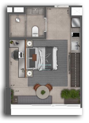 Imagem Studio com 1 Quarto à Venda, 29 m² em Perdizes - São Paulo