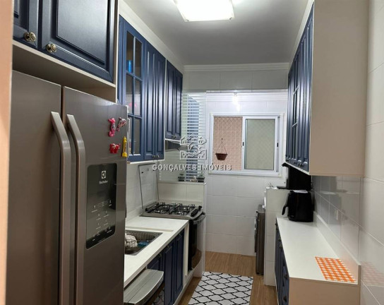 Apartamento com 2 Quartos à Venda, 77 m² em Canto Do Forte - Praia Grande