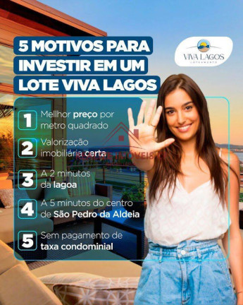 Imagem Terreno à Venda, 200 m² em Balneário São Pedro - São Pedro Da Aldeia Imagem Terreno à Venda, 200 m² em Balneário São Pedro - São Pedro Da Aldeia