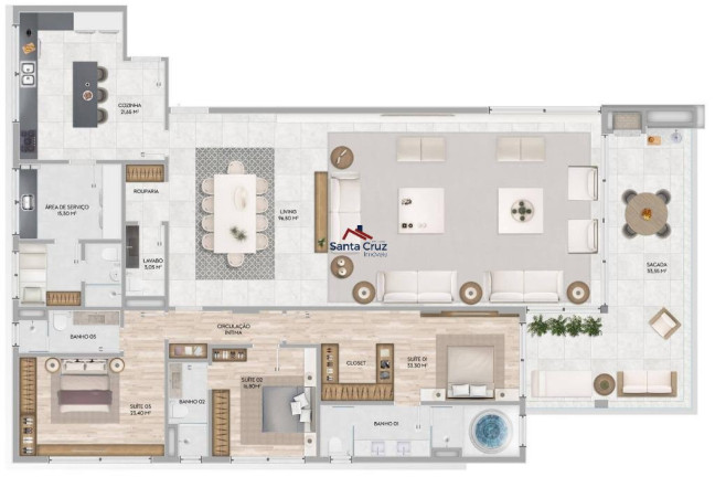 Imagem Apartamento com 3 Quartos à Venda, 342 m² em Jurerê Internacional - Florianópolis