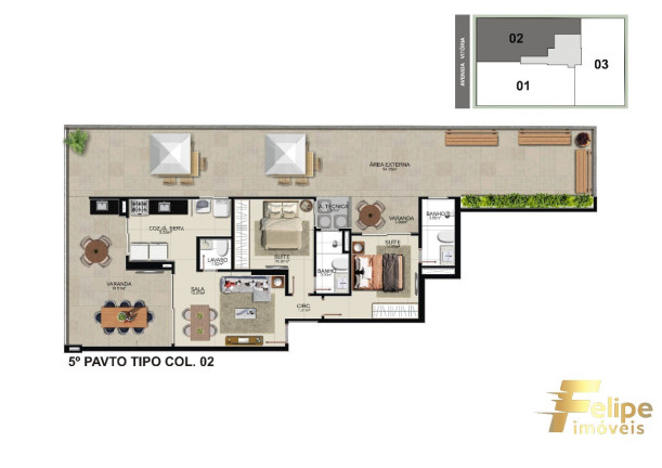 Imagem Imóvel com 3 Quartos à Venda, 117 m² em Praia Do Morro - Guarapari