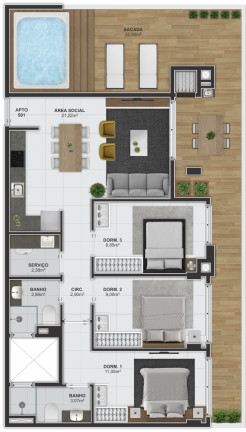 Imagem Apartamento com 2 Quartos à Venda, 146 m² em Ganchos Do Meio - Governador Celso Ramos Imagem Apartamento com 2 Quartos à Venda, 146 m² em Ganchos Do Meio - Governador Celso Ramos