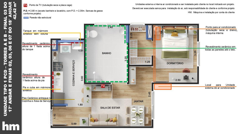 Imagem Apartamento com 2 Quartos à Venda,  em Jardim Campos Elíseos - Campinas