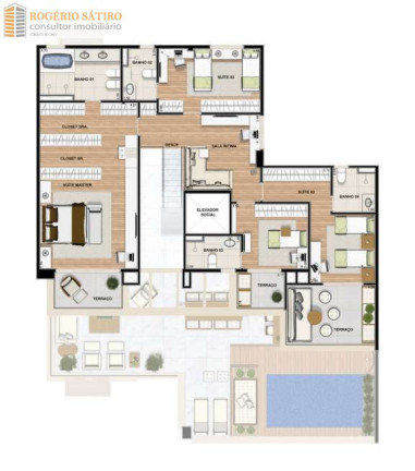 Imagem Cobertura com 4 Quartos à Venda, 392 m² em Vila Mariana - São Paulo Imagem Cobertura com 4 Quartos à Venda, 392 m² em Vila Mariana - São Paulo
