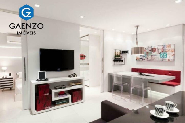 Imagem Apartamento com 1 Quarto para Alugar, 50 m² em Sítio Tamboré Alphaville - Barueri Imagem Apartamento com 1 Quarto para Alugar, 50 m² em Sítio Tamboré Alphaville - Barueri