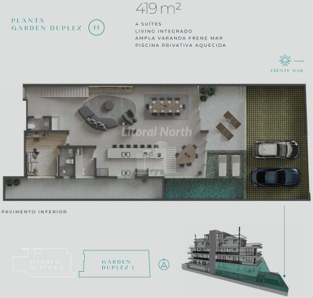 Imagem Apartamento com 4 Quartos à Venda, 189 m² em Praia Brava - Itajaí