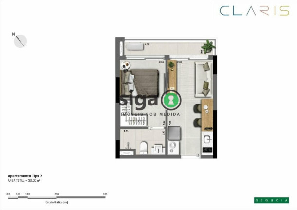 Imagem Apartamento com 1 Quarto à Venda, 32 m² em Moema - São Paulo Imagem Apartamento com 1 Quarto à Venda, 32 m² em Moema - São Paulo