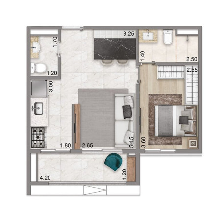 Imagem Apartamento com 1 Quarto à Venda, 46 m² em Jardim Vila Mariana - São Paulo