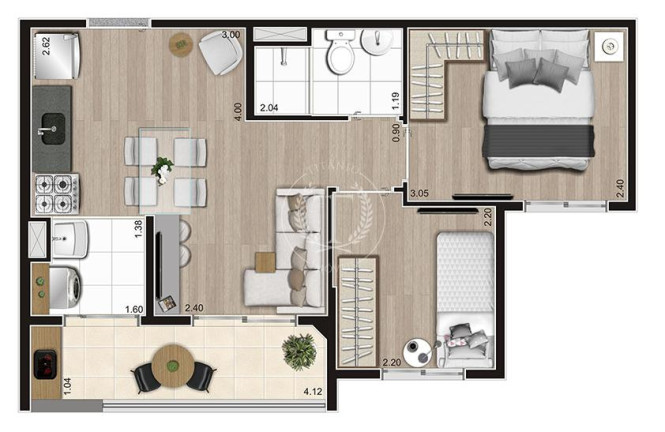 Imagem Apartamento com 2 Quartos à Venda, 36 m² em Parque Ipê - São Paulo Imagem Apartamento com 2 Quartos à Venda, 36 m² em Parque Ipê - São Paulo