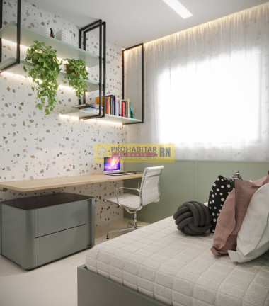 Imagem Casa de Condomínio com 2 Quartos à Venda, 55 m² em Lagoa Nova - Natal
