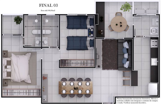 Imagem Apartamento com 2 Quartos à Venda, 81 m² em Aviação - Praia Grande Imagem Apartamento com 2 Quartos à Venda, 81 m² em Aviação - Praia Grande