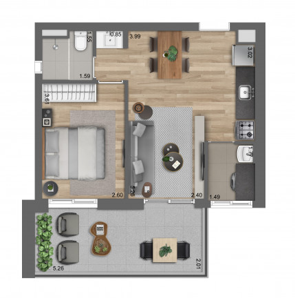 Imagem Apartamento com 1 Quarto à Venda, 37 m² em Pinheiros - São Paulo Imagem Apartamento com 1 Quarto à Venda, 37 m² em Pinheiros - São Paulo