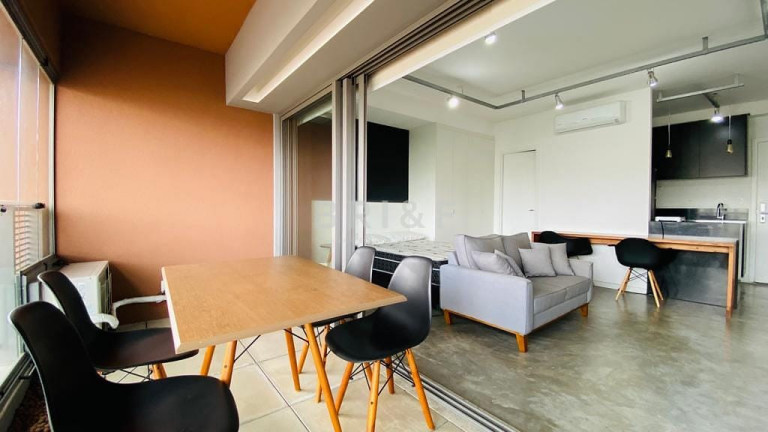 Apartamento com 1 Quarto para Alugar, 40 m² em Brooklin Paulista - São Paulo