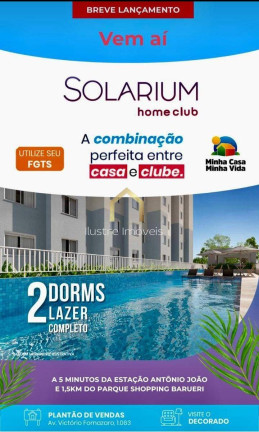 Imagem Apartamento com 2 Quartos à Venda, 34 m² em Vila Sul Americana - Carapicuíba