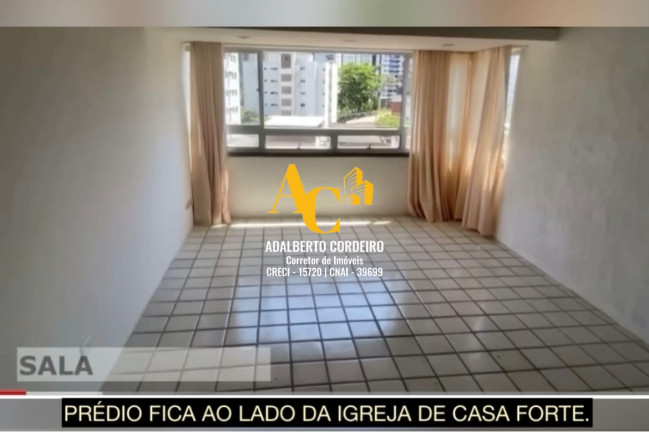 Imagem Apartamento com 3 Quartos à Venda, 98 m² em Casa Forte - Recife