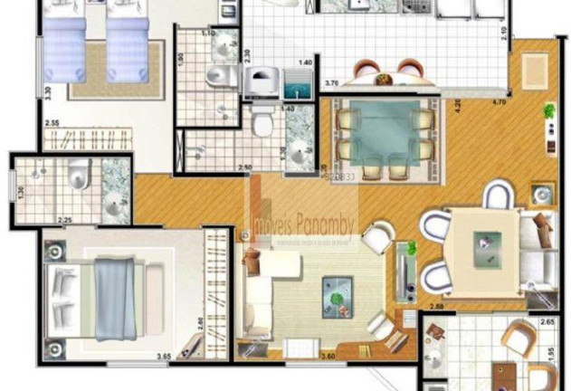 Imagem Apartamento com 3 Quartos à Venda, 82 m² em Morumbi - São Paulo Imagem Apartamento com 3 Quartos à Venda, 82 m² em Morumbi - São Paulo