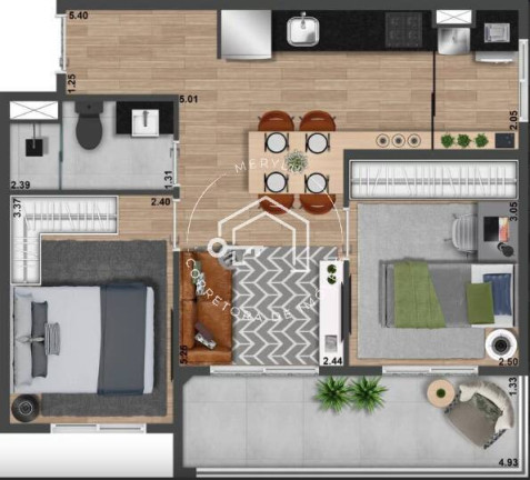 Imagem Apartamento com 2 Quartos à Venda, 51 m² em Perdizes - São Paulo