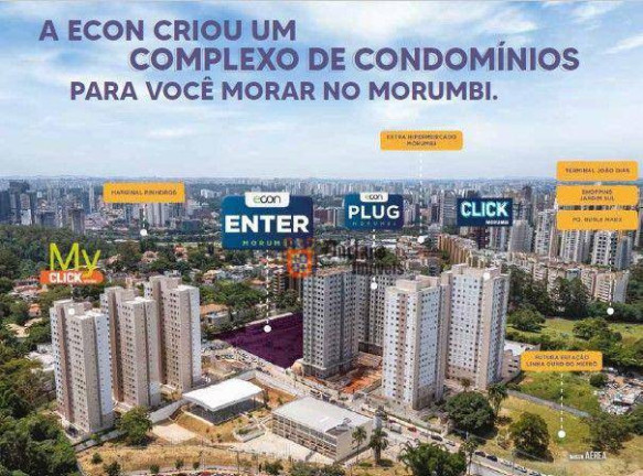 Imagem Apartamento com 2 Quartos à Venda, 37 m² em Paraíso Do Morumbi - São Paulo Imagem Apartamento com 2 Quartos à Venda, 37 m² em Paraíso Do Morumbi - São Paulo