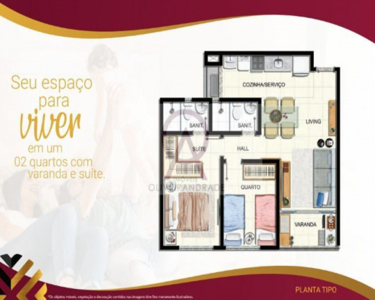 Imagem Imóvel com 2 Quartos à Venda, 53 m² em Vila Laura - Salvador Imagem Imóvel com 2 Quartos à Venda, 53 m² em Vila Laura - Salvador