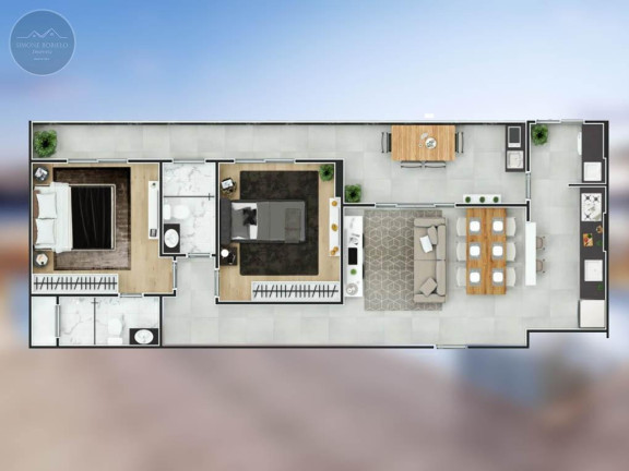 Imagem Apartamento com 2 Quartos à Venda, 84 m² em Canto Do Forte - Praia Grande