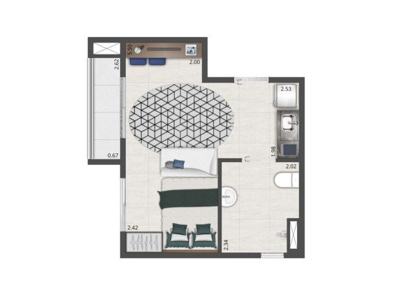 Imagem Apartamento com 1 Quarto à Venda, 27 m² em Moema - São Paulo Imagem Apartamento com 1 Quarto à Venda, 27 m² em Moema - São Paulo