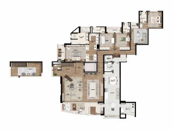 Imagem Apartamento com 4 Quartos à Venda, 336 m² em Alphaville Empresarial - Barueri Imagem Apartamento com 4 Quartos à Venda, 336 m² em Alphaville Empresarial - Barueri