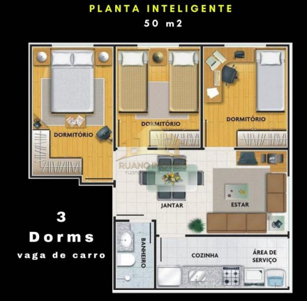Imagem Apartamento com 3 Quartos à Venda, 50 m² em Vila Matilde - São Paulo