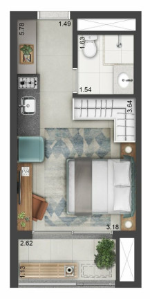 Imagem Apartamento com 2 Quartos à Venda, 67 m² em Santo Amaro - São Paulo Imagem Apartamento com 2 Quartos à Venda, 67 m² em Santo Amaro - São Paulo