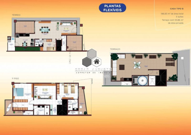 Imagem Casa de Condomínio com 3 Quartos à Venda, 177 m² em Vereda Tropical - Eusébio Imagem Casa de Condomínio com 3 Quartos à Venda, 177 m² em Vereda Tropical - Eusébio