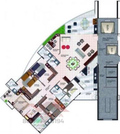 Imagem Apartamento com 4 Quartos à Venda, 186 m² em Noivos - Teresina Imagem Apartamento com 4 Quartos à Venda, 186 m² em Noivos - Teresina