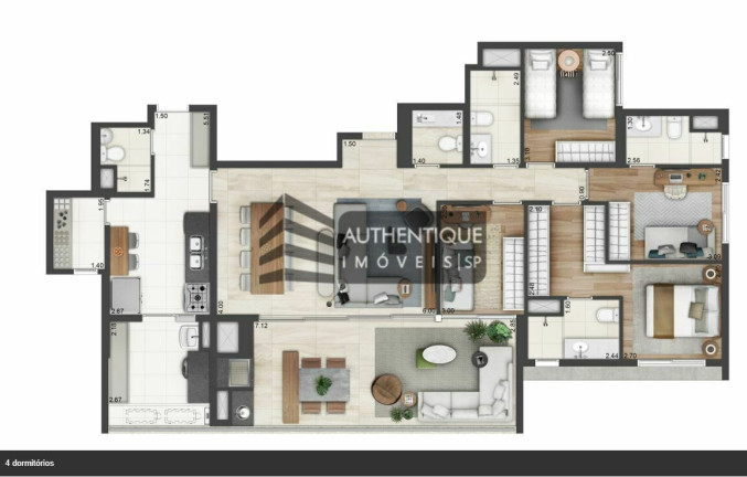 Imagem Apartamento com 4 Quartos à Venda, 145 m² em Campo Belo - São Paulo Imagem Apartamento com 4 Quartos à Venda, 145 m² em Campo Belo - São Paulo