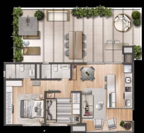 Imagem Imóvel com 2 Quartos à Venda, 123 m² em Menino Deus - Porto Alegre Imagem Imóvel com 2 Quartos à Venda, 123 m² em Menino Deus - Porto Alegre