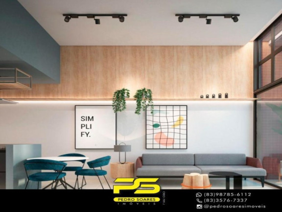 Imagem Apartamento com 1 Quarto à Venda, 48 m² em Bancários - João Pessoa Imagem Apartamento com 1 Quarto à Venda, 48 m² em Bancários - João Pessoa